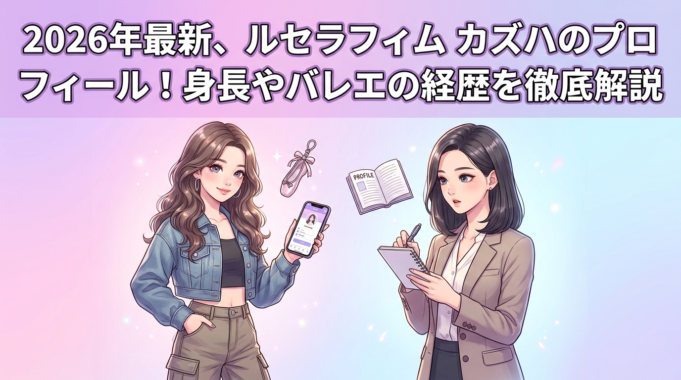 2026年最新、ルセラフィム カズハのプロフィール！身長やバレエの経歴を徹底解説