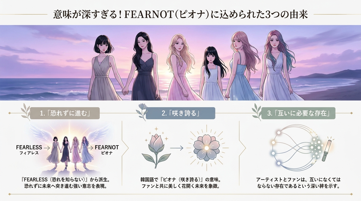 意味が深すぎる！FEARNOT（ピオナ）に込められた3つの由来