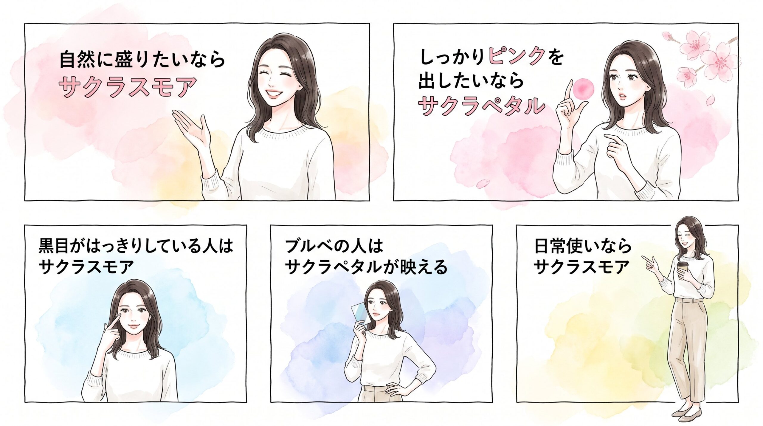 迷ったときの選び方と試し方のイメージ画像